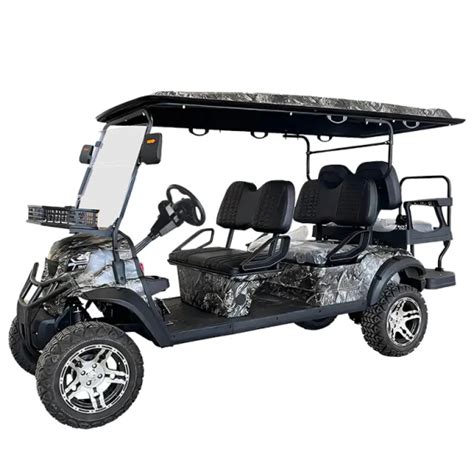 6 Person 48V Electric Golf Car Buggy 4 2 Seaters Lifted Electric With