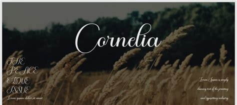 Cornelia Font Download | Free Font.Download