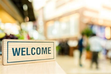 Premium Photo Welcome Business Concept