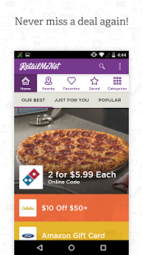 Retailmenot Coupons Deals Discounts For Android Download