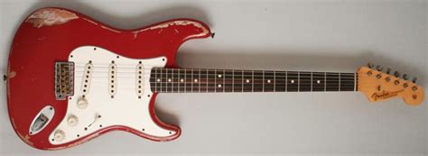 Fender Custom Shop Strat Heavy Relic Dakota Red Over Firemist Gold