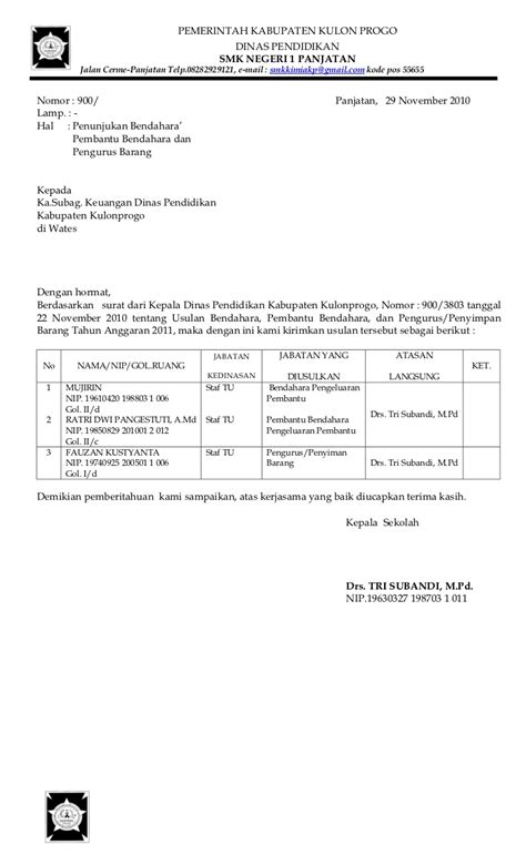 contoh surat penunjukan wood scribd indo