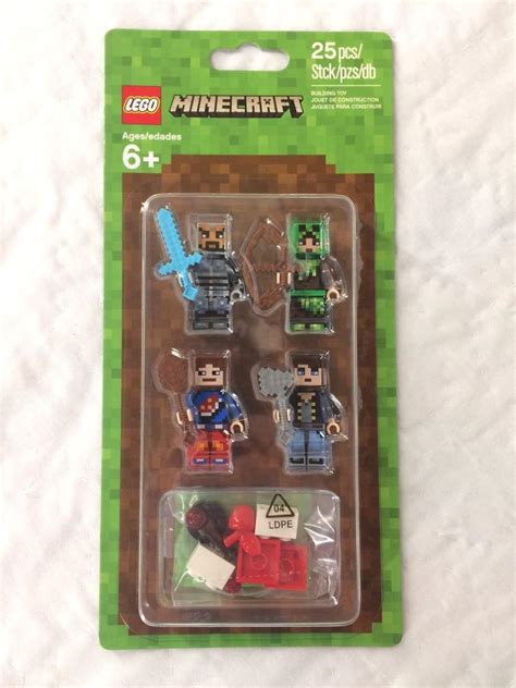 Lego Minecraft Skin Pack Minifigure Set New And Sealed