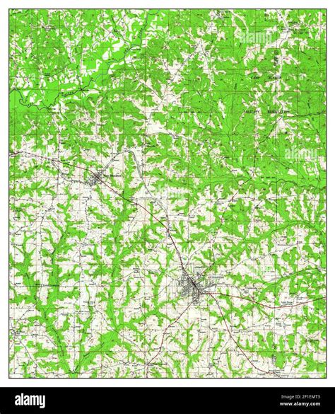 Enterprise Alabama Map 1950 162500 United States Of America By