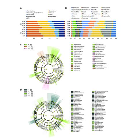 Changes In The Core Salivary Microbiome A B Each Horizontal Bar