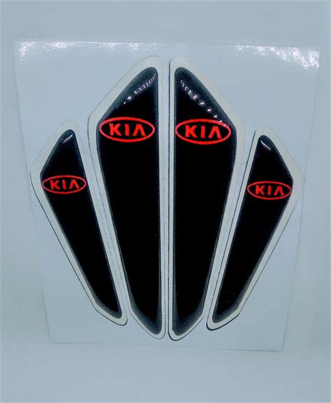 Kia Araba Yan Kapı Koruma 3D Sticker Yapıştırma