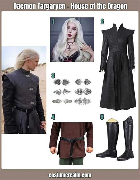 How To Dress Like Dress Like Daemon Targaryen Guide For Cosplay