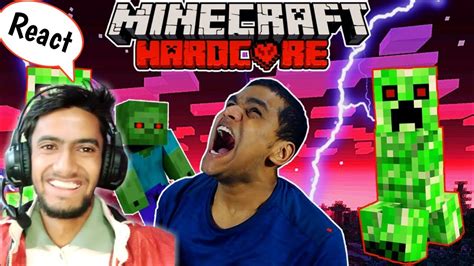 First Time Reacting To Beast Boy Shubs Minecraft Hardcore Series