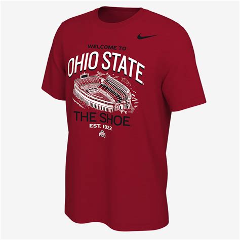 Nike College Ohio State Mens Max90 T Shirt