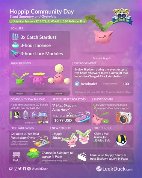 Leek Duck On Twitter Reminder Hoppip Is The Featured Pok Mon For