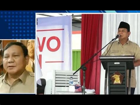 Prabowo Subianto Minta Maaf Soal Ucapan Tampang Boyolali Youtube