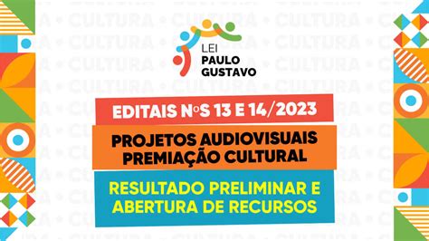 Cultura Divulga Resultado Preliminar Dos Editais Da Lei Paulo Gustavo