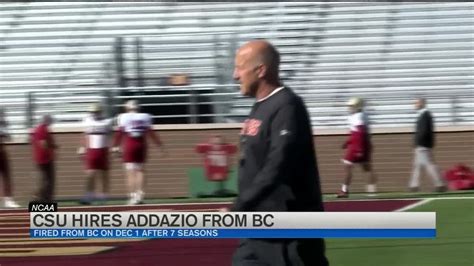 Colorado State hires Steve Addazio as head football coach