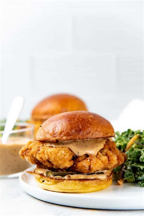 Fried Chicken Sandwich - The Flavor Bender