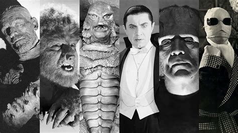 Classic Horror Monsters Background