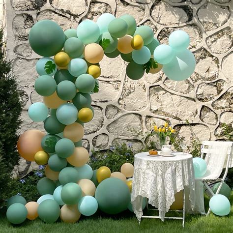 Buy Green Balloon Arch Kit 101Pcs Jungle Balloon Arch Kit With Olive