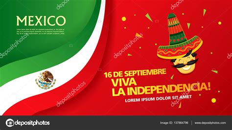 Mexico Independence day banner — Stock Vector © Igor_Vkv #137864796