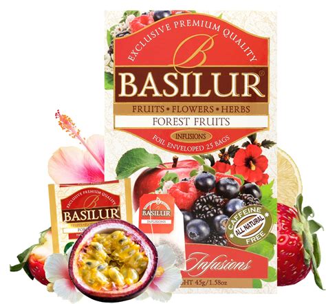 Herbata owocowa OWOCE LEŚNE napar herbatka Basilur FOREST FRUITS 25x1