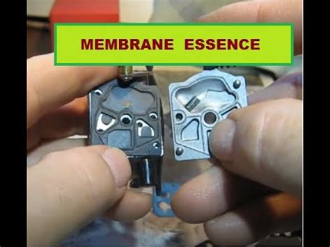 Carburateur A Membranes Arriv E Essence Fonctionnement Membrane Essence