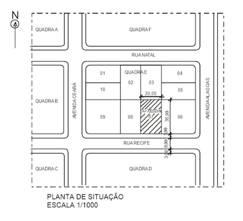 Planta De Quadra E Lote Adenilson Giovanini