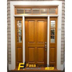 Kusen Pintu Utama Single Boven Minimalis Fasa Furniture Jepara Fasa