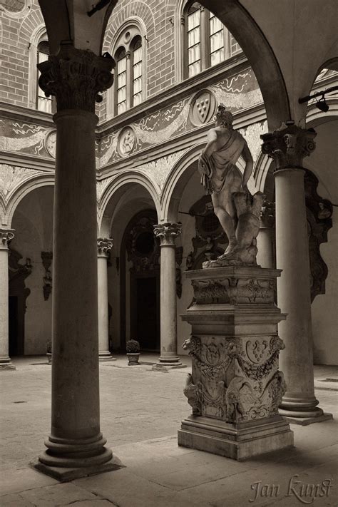 Courtyard Of Palazzo Medici Riccardi Renaissance Architecture