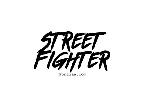 Street Fighter Font - Fontzaa - Exclusive Fonts Library