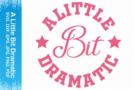 A Little Bit Dramatic Clipart Graphic by BlueFlex · Creative Fabrica