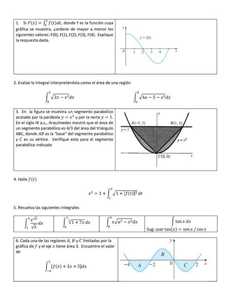 Sup Solución Del Primer Parcial De Cálculo Integral Cálculo I