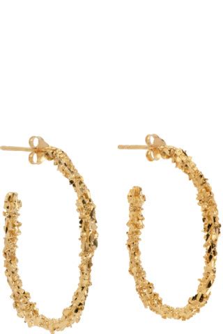 Veneda Carter Ssense Canada Exclusive Gold Large Hoop Earrings Ssense