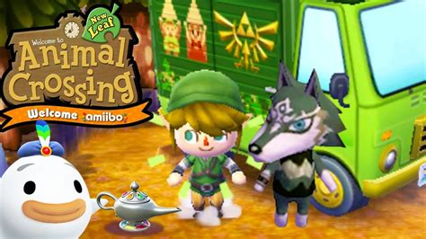 Animal Crossing New Leaf Welcome Amiibo Update Wolf Link Rv Zelda