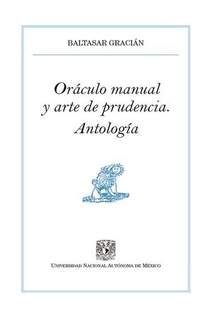 PDF Oráculo manual y arte de la prudencia de Baltasar Gracián libro