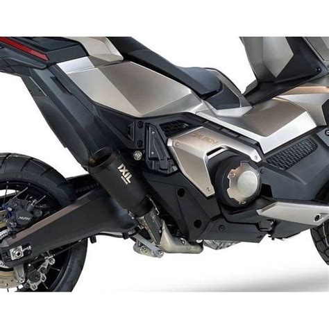 Silencieux Court Ixil Race Xtrem Inox Noir Honda 750 Forza XADV EMP