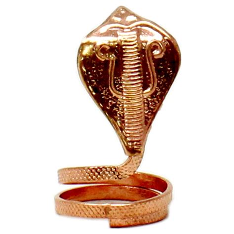 Buy Yogic Mantra Nag Devta Shiva Linga Copper Snake 1 5 Inch Approx