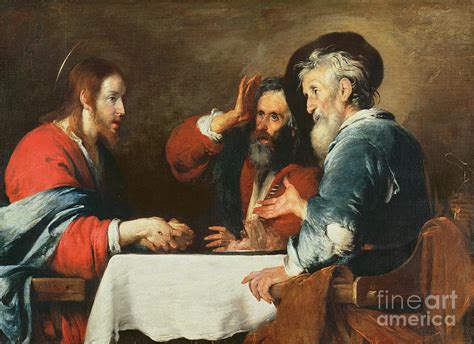 Supper At Emmaus Painting By Bernardo Strozzi Pixels