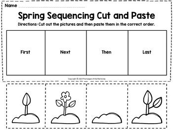 Step Sequencing Printable Worksheets By The Keeper Of The Memories