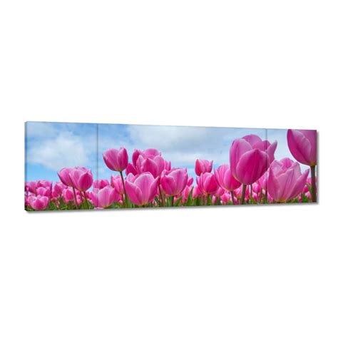 Obraz Tulipany Kwiaty Kwiatki 170x50cm ZeSmakiem Sklep EMPIK