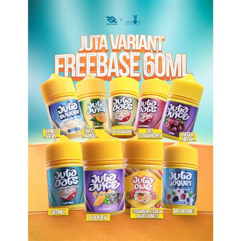 Jual Juta 60ml Freebase Series Oats Banana Strawberry Oatmilk