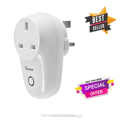 Sonoff S Uk Wifi Smart Plug Socket Home Automation Pakistan