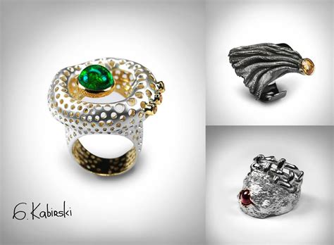 German Kabirski | Unusual jewelry, Modern jewelry, Beautiful jewelry