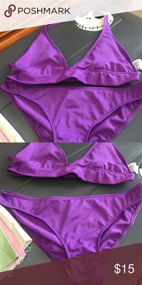 Purple Two Piece Bikini Bikinis Two Piece Bikini Purple Two Piece