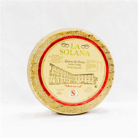 La Solana Queso de Oveja Semicurado Hijos de Reyes Pérez