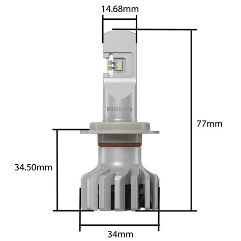 Kit Ampoules Led H Homologu Es Philips Ultinon Pro Hl Agm Vision