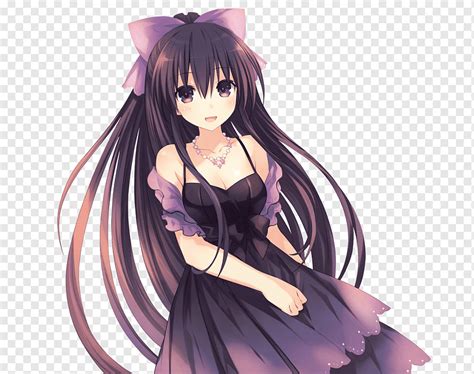 Date A Live Light Novel Color Dress Anime Others Purple Cg Artwork