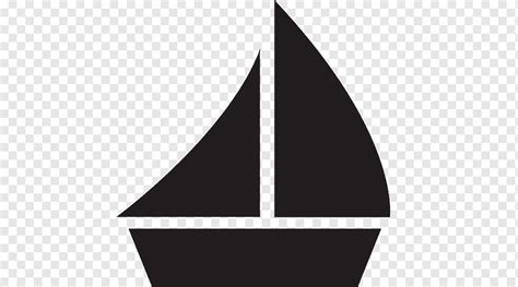 Sailboat Computer Icons Sailboat Sail Angle Triangle Monochrome Png