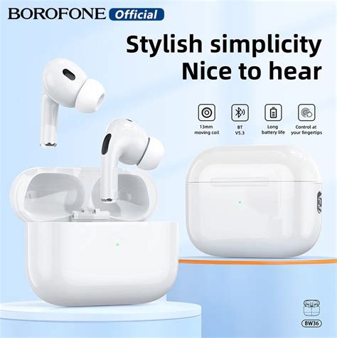 Borofone Bw36 Tws Tai Nghe Bluetooth Giảm Tiếng Ồn Anc Không Dây Đích