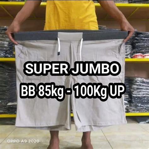 Jual BIG SIZE Celana Chinos Pendek Super Jumbo Celana Chinos Jumbo