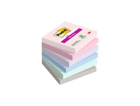 Bloco Notas Aderentes POST IT Sticky Soul 76 X 76 Mm Cores Sortidas 90