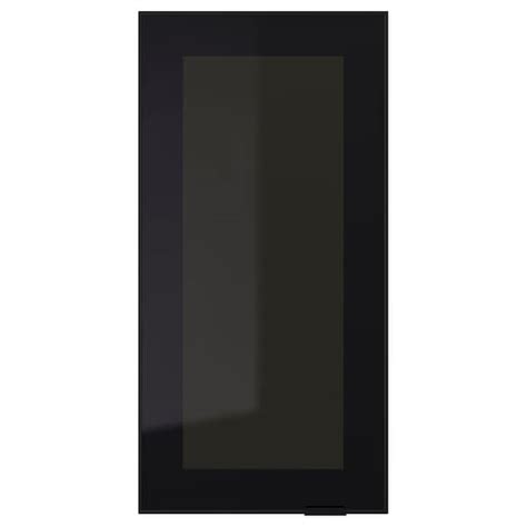 Jutis Glass Door Smoked Glassblack 30x60 Cm Ikea