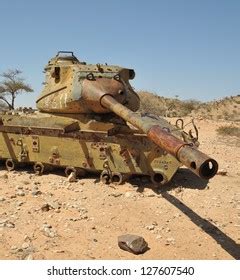 Destroyed Tank Somalia Stock Photo (Edit Now) 127607540